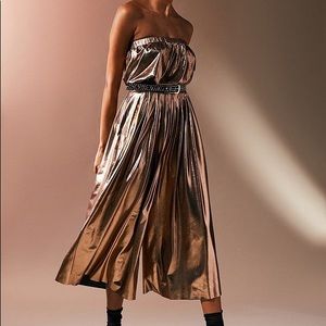 Urban Outfitters Gold Metallic Jumpsuit